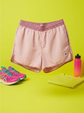 Boss Pink Two-Tone Men's Swim Trunks